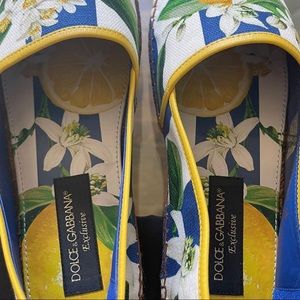 Dolce & Gabbana Lemon Espadrilles Sz 39